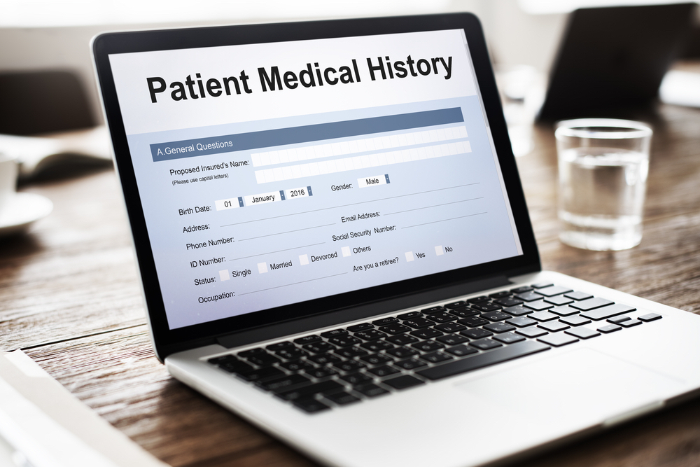 Patient Medical History Form Concept